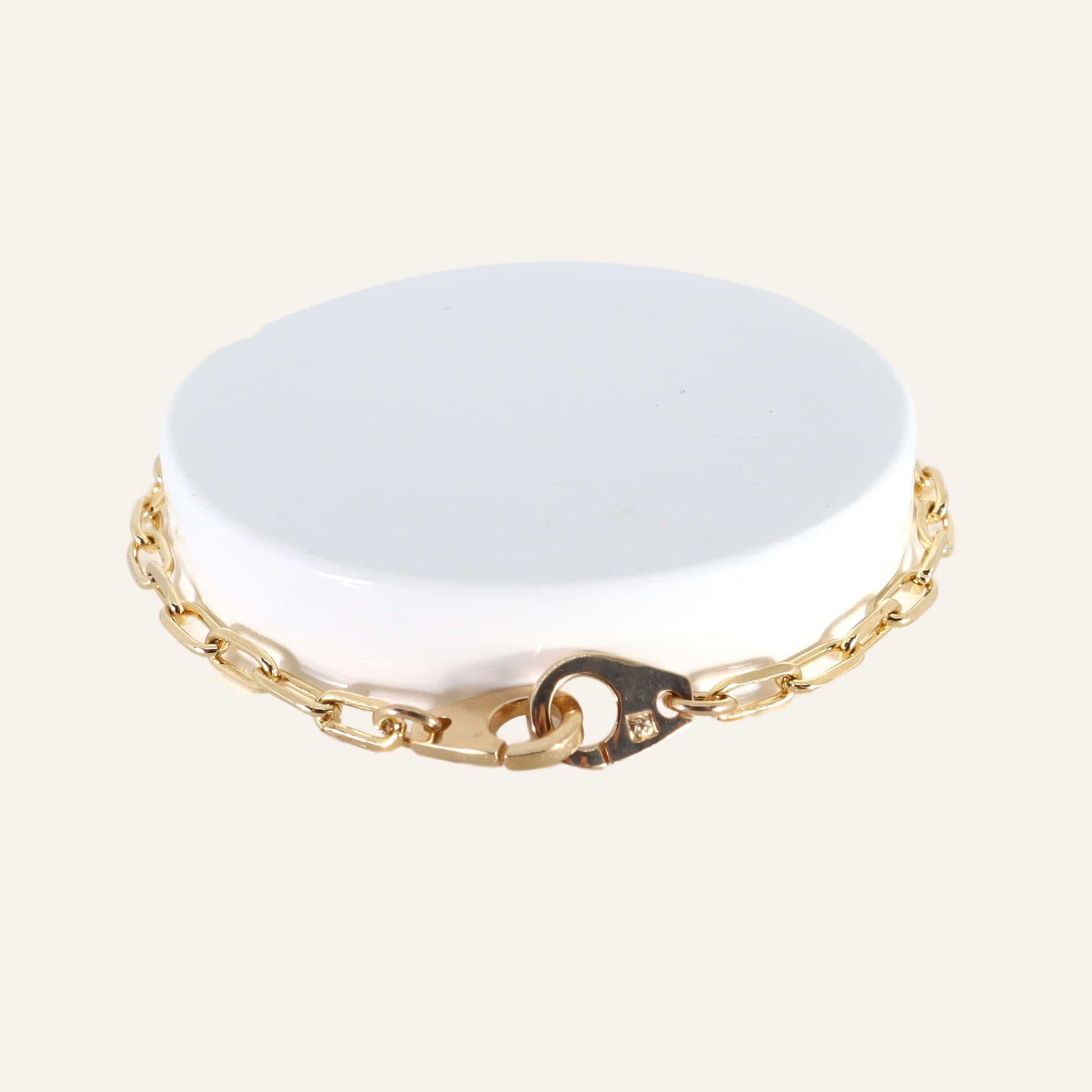 Bracelet Nœud Entrelacé Plaqué Argent Vieilli – Sans Emballage | Bijou Discret