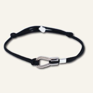 BRACELET LIEN NOEUDS COULISSANTS CORDE DE BASSE SING A SONG