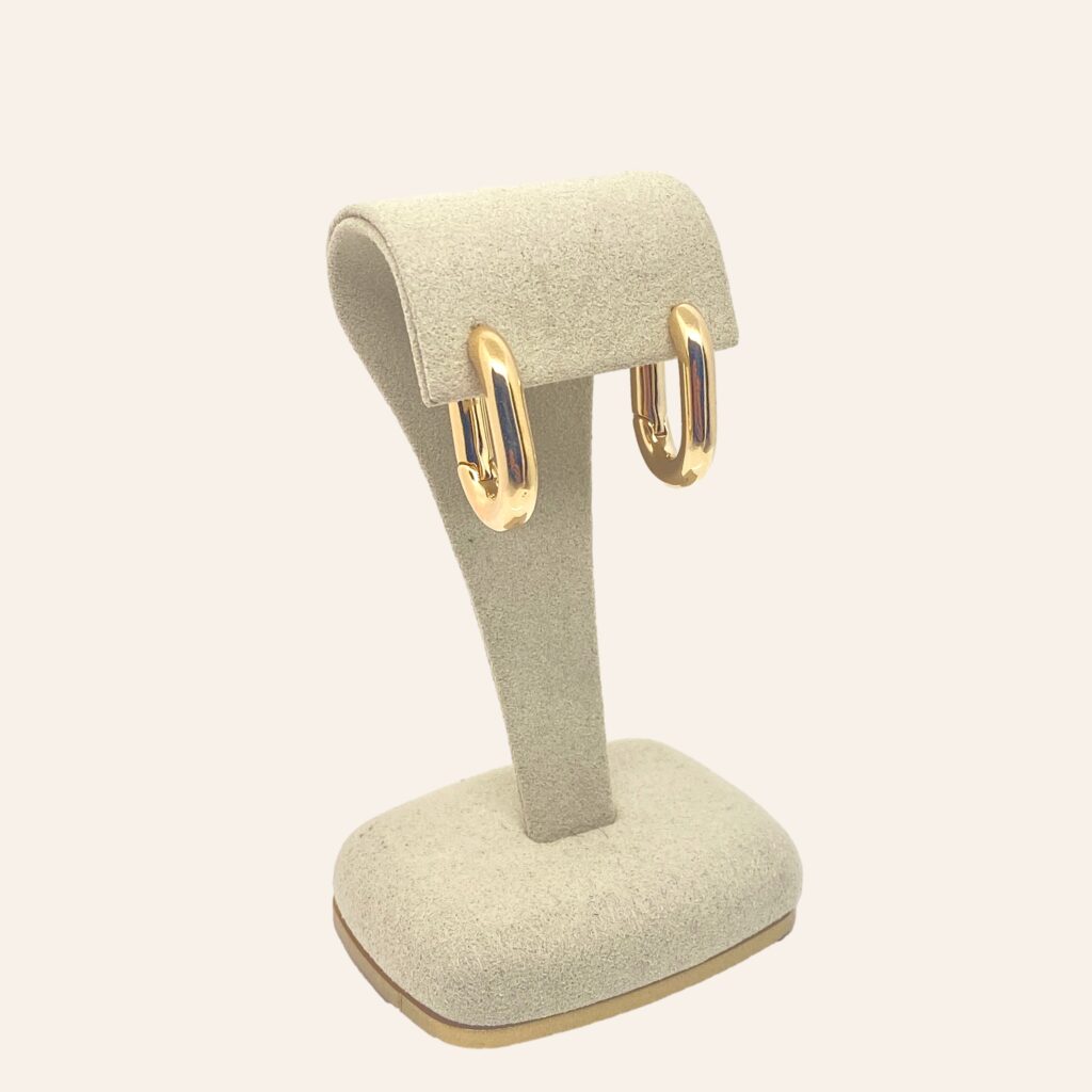 BOUCLES D'OREILLES VIC EN PLAQUÉ OR