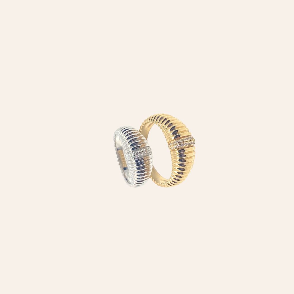 Bague Stella argent ou plaqué or