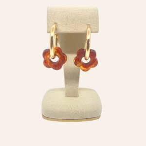 BOUCLES D'OREILLES CALY EN PLAQUÉ OR
