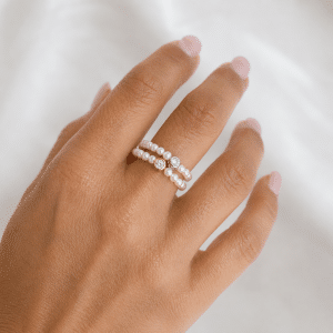 BAGUE JOSEPHINE EN PERLES D'EAU DOUCE